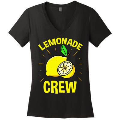 Lemonade Crew Lemon Lover Women's V-Neck T-Shirt