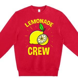 Lemonade Crew Lemon Lover Premium Crewneck Sweatshirt