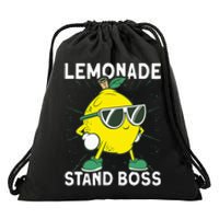 Lemonade Crew Lemonade Stand Boss Drawstring Bag