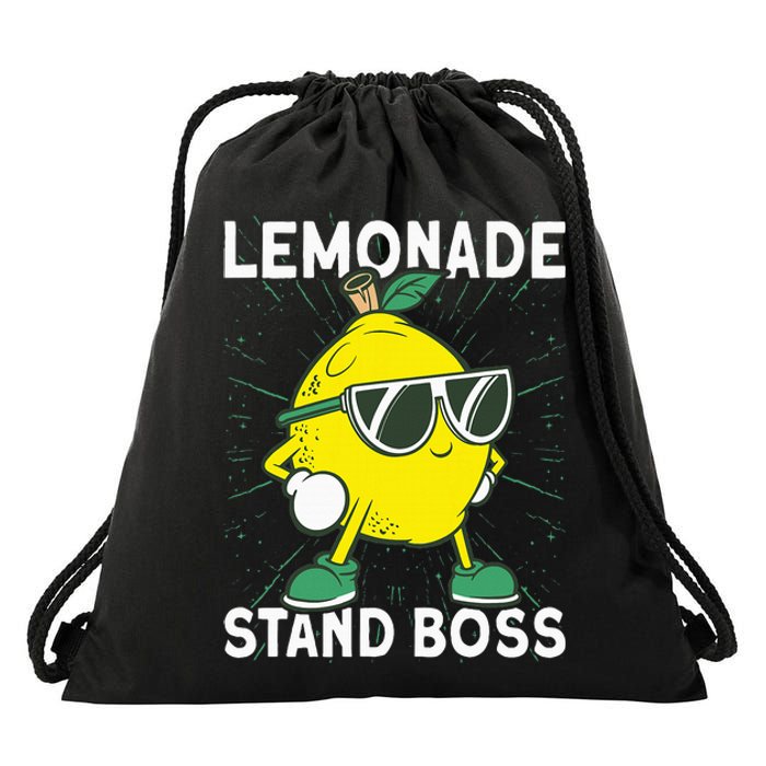 Lemonade Crew Lemonade Stand Boss Drawstring Bag