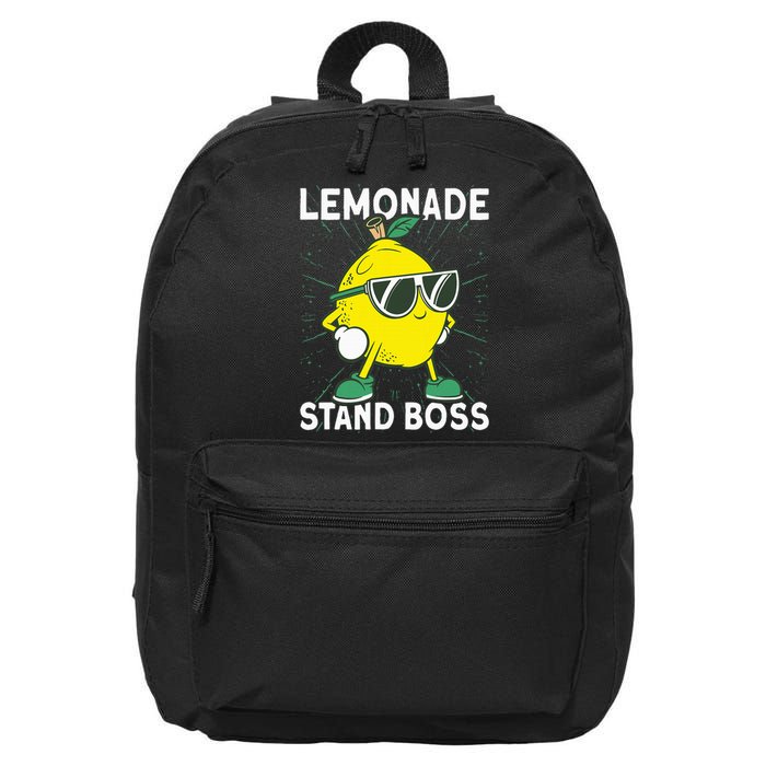 Lemonade Crew Lemonade Stand Boss 16 in Basic Backpack