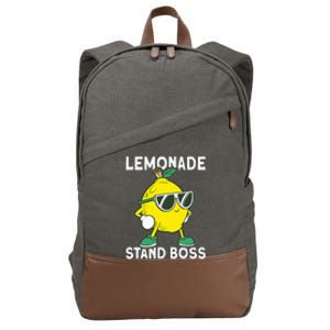 Lemonade Crew Lemonade Stand Boss Cotton Canvas Backpack