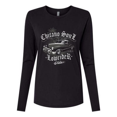 Lowrider Chicano Low Mexican Los Angeles Latina Rider Cholo Womens Cotton Relaxed Long Sleeve T-Shirt