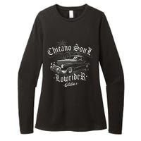 Lowrider Chicano Low Mexican Los Angeles Latina Rider Cholo Womens CVC Long Sleeve Shirt