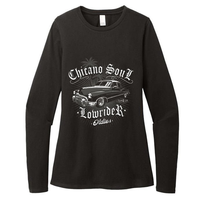 Lowrider Chicano Low Mexican Los Angeles Latina Rider Cholo Womens CVC Long Sleeve Shirt