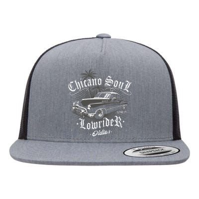 Lowrider Chicano Low Mexican Los Angeles Latina Rider Cholo Flat Bill Trucker Hat