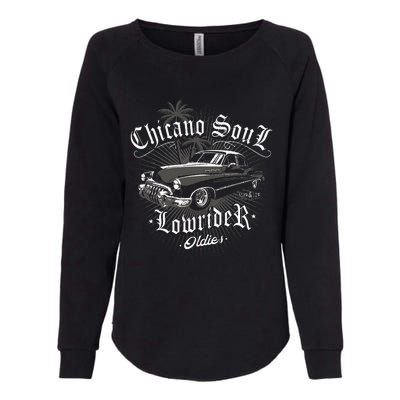 Lowrider Chicano Low Mexican Los Angeles Latina Rider Cholo Womens California Wash Sweatshirt