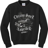 Lowrider Chicano Low Mexican Los Angeles Latina Rider Cholo Kids Sweatshirt