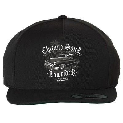 Lowrider Chicano Low Mexican Los Angeles Latina Rider Cholo Wool Snapback Cap