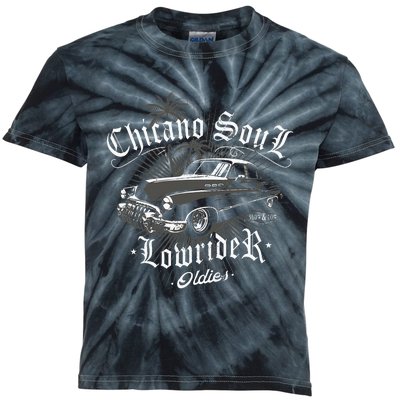 Lowrider Chicano Low Mexican Los Angeles Latina Rider Cholo Kids Tie-Dye T-Shirt