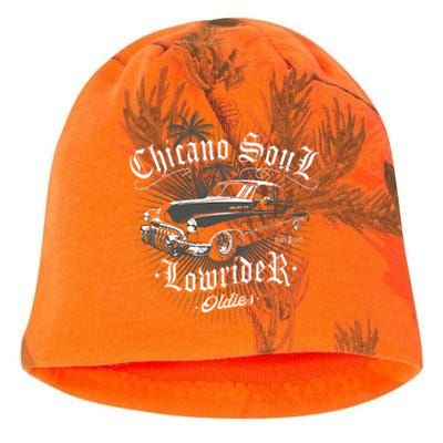 Lowrider Chicano Low Mexican Los Angeles Latina Rider Cholo Kati - Camo Knit Beanie