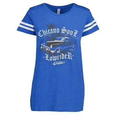 Lowrider Chicano Low Mexican Los Angeles Latina Rider Cholo Enza Ladies Jersey Football T-Shirt