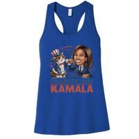 Less Cat Ladies For Kamala Gift Women's Racerback Tank