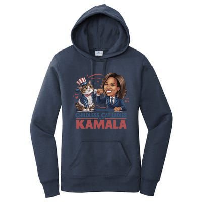 Less Cat Ladies For Kamala Gift Women's Pullover Hoodie