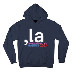  La Cat Ladies For Kamala Funny Cat 2024 President Kamalaharris Hoodie