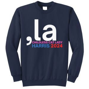  La Cat Ladies For Kamala Funny Cat 2024 President Kamalaharris Sweatshirt