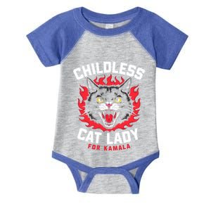 Less Cat Lady For Kamala Bold Statet Gift Infant Baby Jersey Bodysuit