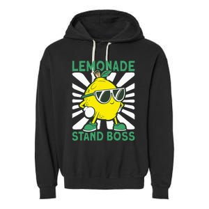 Lemonade Crew Lemonade Stand Boss Garment-Dyed Fleece Hoodie