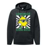 Lemonade Crew Lemonade Stand Boss Performance Fleece Hoodie