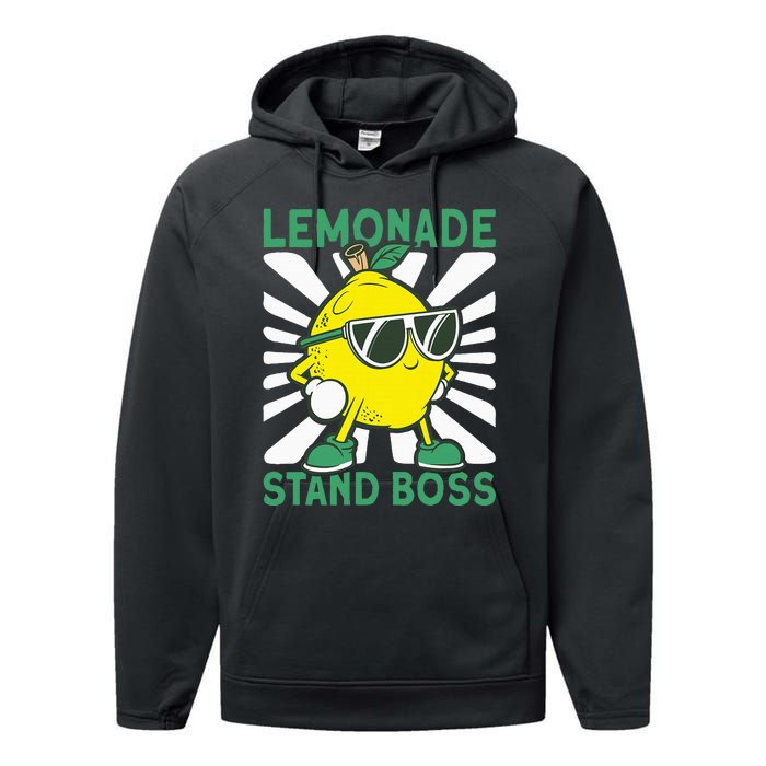 Lemonade Crew Lemonade Stand Boss Performance Fleece Hoodie