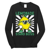 Lemonade Crew Lemonade Stand Boss Long Sleeve Shirt