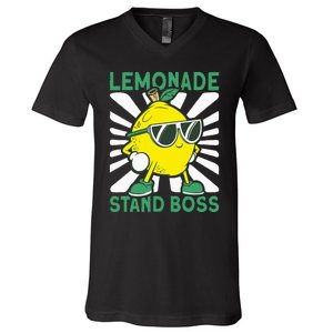 Lemonade Crew Lemonade Stand Boss V-Neck T-Shirt