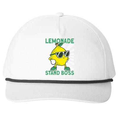 Lemonade Crew Lemonade Stand Boss Snapback Five-Panel Rope Hat