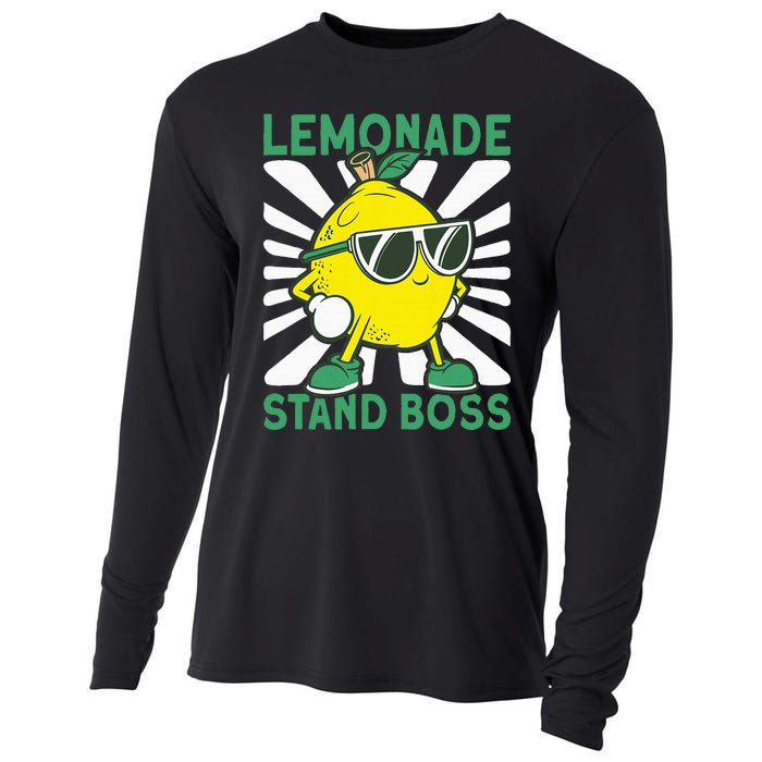 Lemonade Crew Lemonade Stand Boss Cooling Performance Long Sleeve Crew