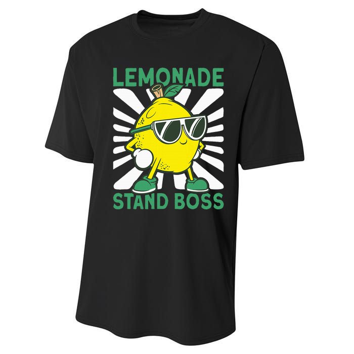 Lemonade Crew Lemonade Stand Boss Performance Sprint T-Shirt