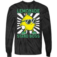 Lemonade Crew Lemonade Stand Boss Tie-Dye Long Sleeve Shirt