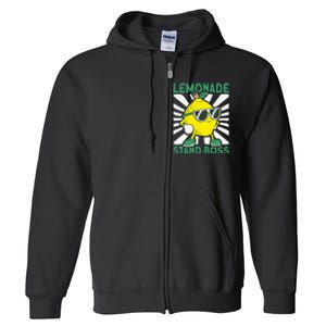 Lemonade Crew Lemonade Stand Boss Full Zip Hoodie