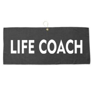 Life Coach Large Microfiber Waffle Golf Towel