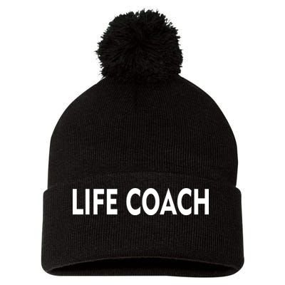 Life Coach Pom Pom 12in Knit Beanie