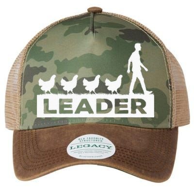 Leader Chicken Leading Chicken Owner Chicken Leadership Legacy Tie Dye Trucker Hat