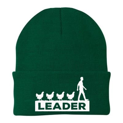 Leader Chicken Leading Chicken Owner Chicken Leadership Knit Cap Winter Beanie