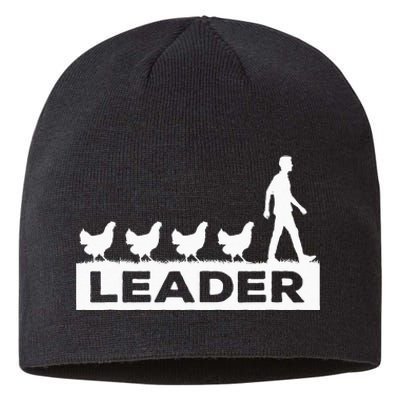 Leader Chicken Leading Chicken Owner Chicken Leadership Sustainable Beanie