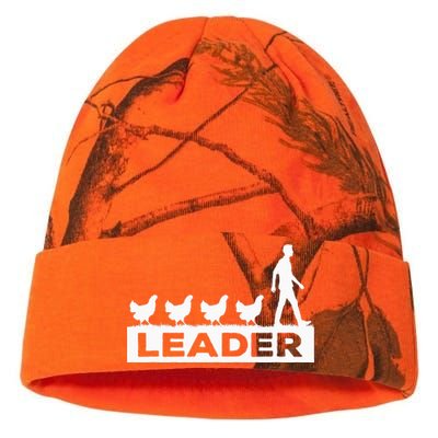 Leader Chicken Leading Chicken Owner Chicken Leadership Kati Licensed 12" Camo Beanie