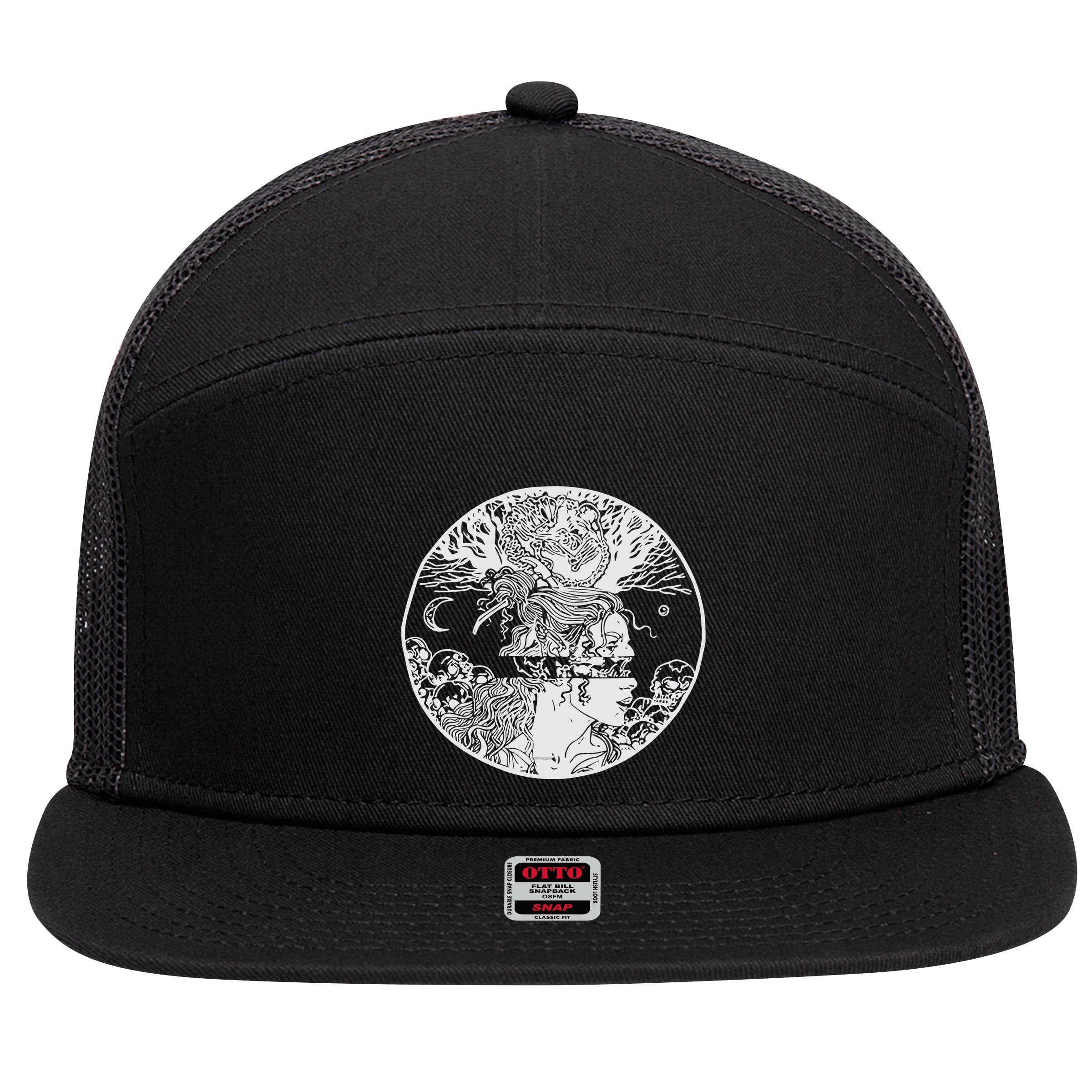 Laudna Character 7 Panel Mesh Trucker Snapback Hat