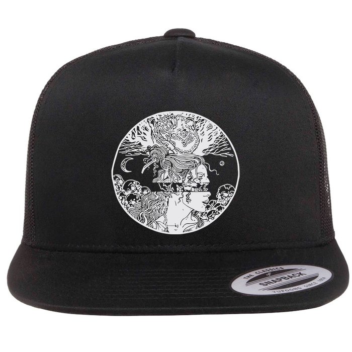 Laudna Character Flat Bill Trucker Hat