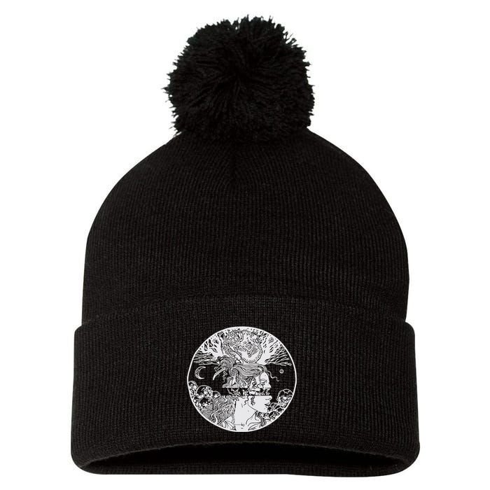 Laudna Character Pom Pom 12in Knit Beanie