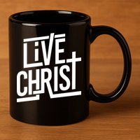 Live Christ 11oz C Handle Ceramic Mug