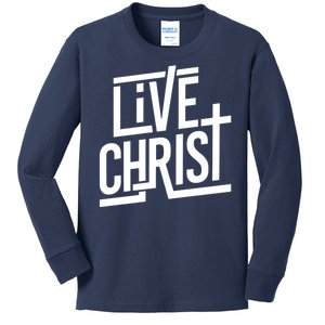 Live Christ Kids Long Sleeve Shirt