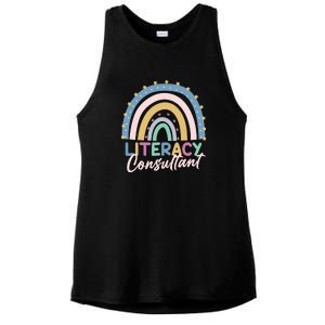 Literacy Consultant Literacy Teacher Ladies PosiCharge Tri-Blend Wicking Tank