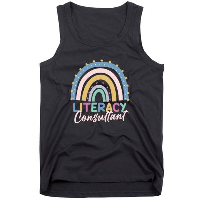 Literacy Consultant Literacy Teacher Tank Top