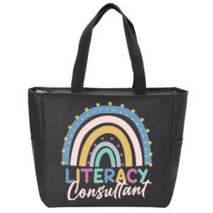 Literacy Consultant Literacy Teacher Zip Tote Bag