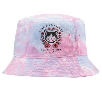 Less Cat Ladies Gift Tie-Dyed Bucket Hat