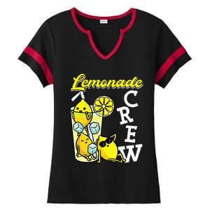 Lemonade Crew Lemonade Squad Lemon Lover Ladies Halftime Notch Neck Tee