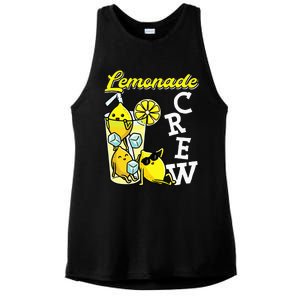 Lemonade Crew Lemonade Squad Lemon Lover Ladies PosiCharge Tri-Blend Wicking Tank