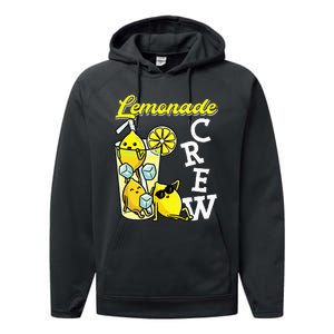 Lemonade Crew Lemonade Squad Lemon Lover Performance Fleece Hoodie