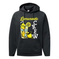 Lemonade Crew Lemonade Squad Lemon Lover Performance Fleece Hoodie